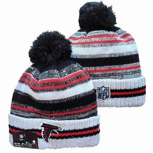 NWT Atlanta Falcons Sports Knit Pom‎ Beanie Fleece Lining OSFA Unisex